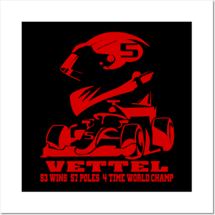 Vettel Champ Posters and Art